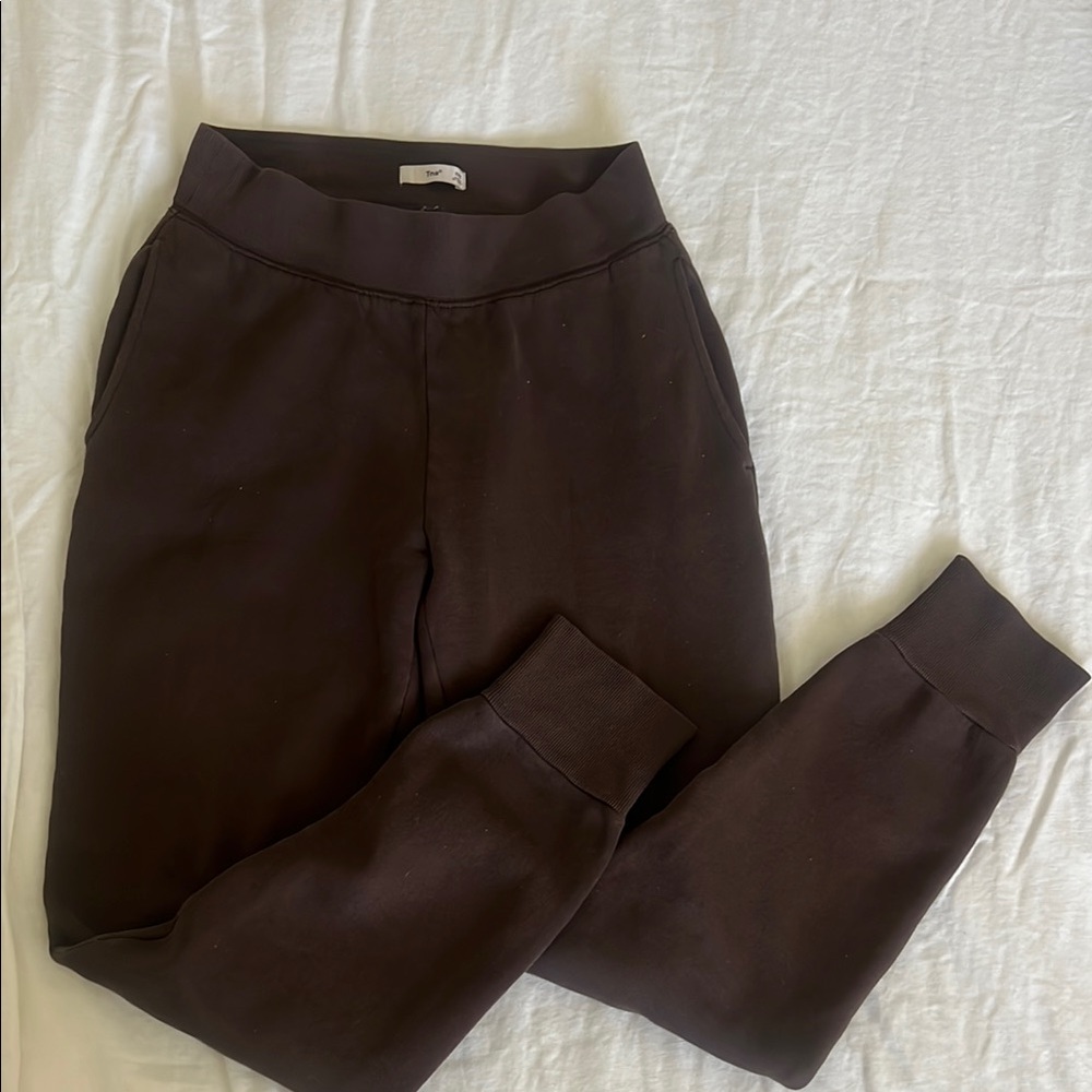 Aritzia brown sweatpants